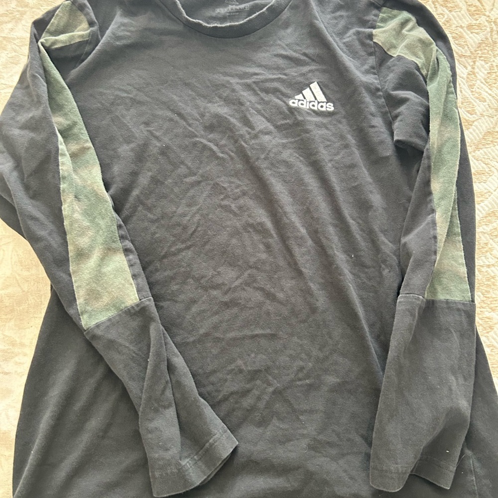 Adidas Men's Black Long Sleeve Shirt size m